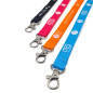 Custom Flat Lanyard – Metal Hook (pack of 100)
