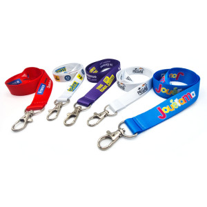 Custom Dye-sublimation Satin Lanyards (Pack of 100) | Full Color - Sogedex