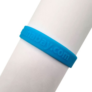 Embossed Custom Silicone Wristbands - Child - Sogedex
