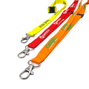Custom Safety Lanyards with Metal Hook - Pack of 100 | Personalized - Sogedex
