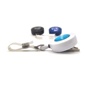 Premium Swivel Crocodile Badge Reels – 3D Dome (x100) | Sogedex