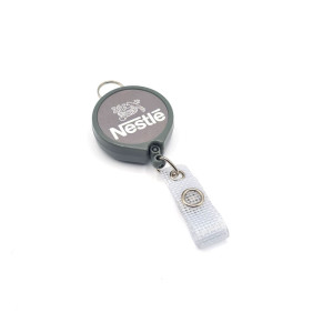 Enrouleur Badge Double Attache Adhésif (x100) | Sogedex