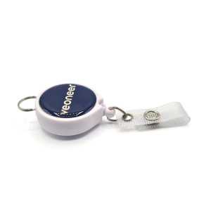 Personalized Round Badge Reels with 3D Dome (Pack of 100)