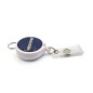 Zip enrouleur badge rond personnalisé avec dôme (lot de 100)