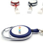 Custom Oval Retractable Badge Reel with Sticker (Pack of 100)
