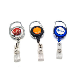 Enrouleur Badge Personnalisé Dôme Résine (x100) | Sogedex