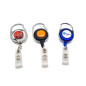 Zip enrouleur badge translucide personnalisé avec dôme (lot de 100)