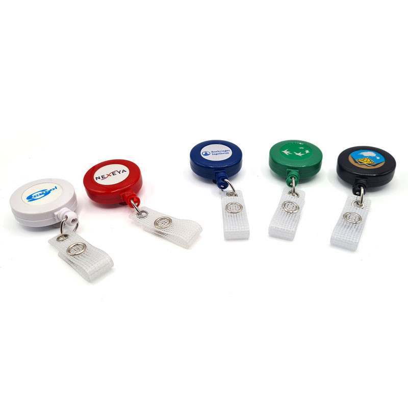 Custom Retractable Badge Reel with Sticker (Pack of 100)