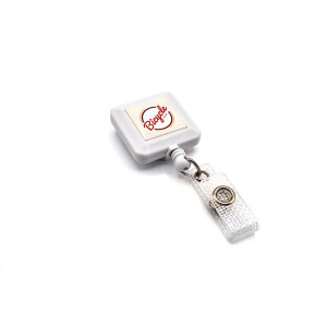 3D-Dome Square Badge Reel (x100) | Sogedex