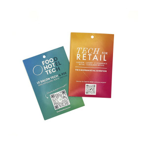 Porte-badge A6 en carton écologique personnalisable (lot de 100)