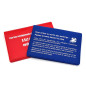 Custom 2-card flexible card protector (pack of 100)