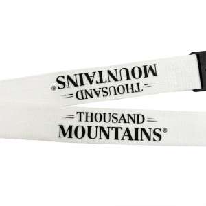 Personalisiertes, flaches, nachleuchtendes Umhängeband – Metallhaken (100er-Pack)