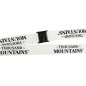 Customised flat glow-in-the-dark lanyard - metal clip (pack of 100)