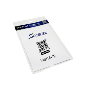 Porte-badge format A6 personnalisable | Sogedex