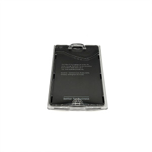 Transparent badge holder - Portrait - IDX 120 (pack of 100)
