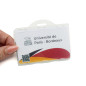 Semi-rigid anti-RFID/NFC badge holder (pack of 100)