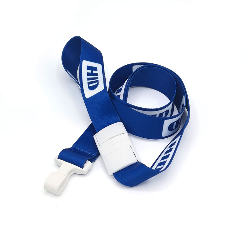 Custom Safety Satin Lanyard with Anti-Twist Plastic Fastener (Pack of 100)