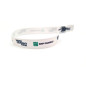Custom recycled PET fabric wristband (pack of 100)