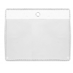 Soft badge holder 105 x 70 mm perforated-Ideal for congresses |Sogedex