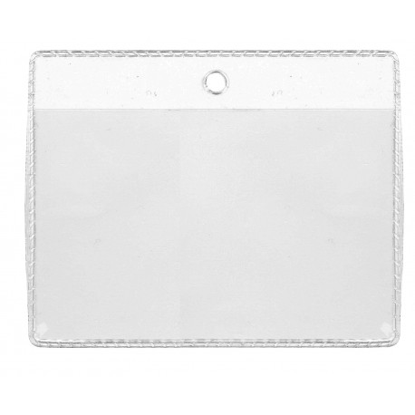 Badge holder for 105 x 70 mm badge - round perforation - IDS 31.1 (pack of 100)