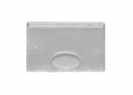 Rigid card holder - 1 clear side / 1 frosted side - IDS55 (pack of 100)