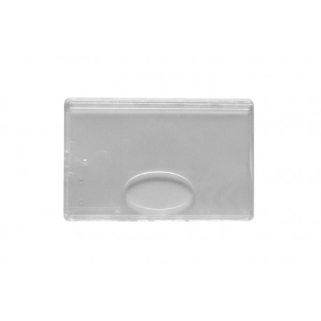 Rigid card holder - 1 clear side / 1 frosted side - IDS55 (pack of 100)