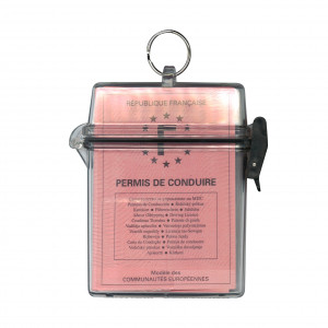 Clearbox waterproof for ID paper with key ring | Sogedex