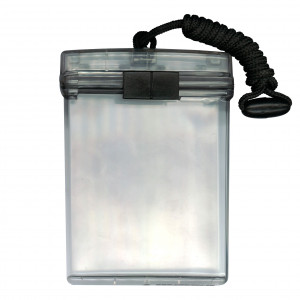 Passport holder with lanyard - waterproof - Clearbox (pack of 10)