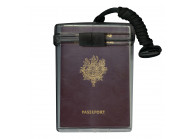 Porte passeport Clearbox - étanche - cordon inclus (lot de 10)