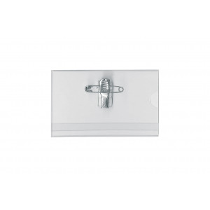Conference badge with large pin - ready-to-use |Sogedex