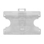 Open faced badge holder with swivel clip for horizontal or vertical use - IDP76R (pack of 100)