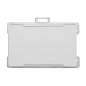 Open faced badge holder with swivel clip for horizontal or vertical use - IDP76R (pack of 100)