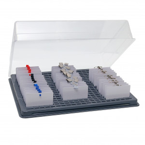 Plateau de rangement pour badges (lot de 10) | Sogedex