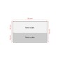 Porte badges mural sécurisé - 50 cartes (86 x 54 mm)