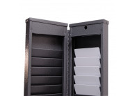 Safe wall rack with lock - for 50 cards (86 x 54 mm)