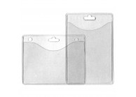Thick vinyl badge holder - IDS34 (pack of 100)