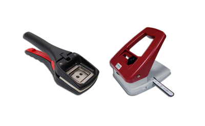 Badge punching and cutting tools