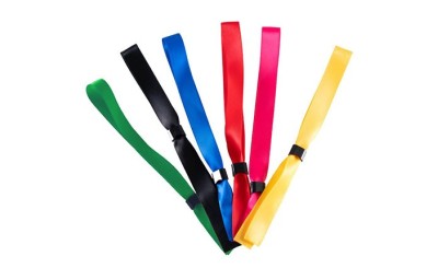 Satin event wristbands