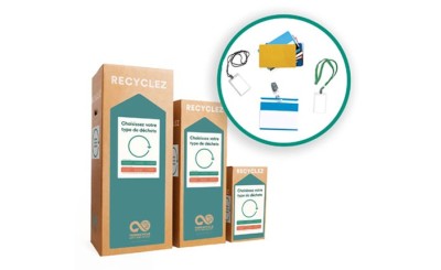 Solutions de recyclage cordons, porte-badges & cartes plastiques