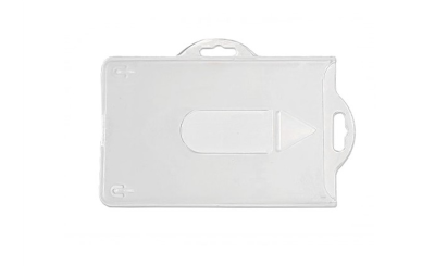 Semi-rigid badge holders