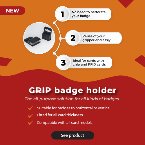 GRIP badge holder